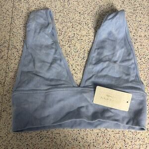 NWT Altar’d State Intimate Women’s Bralette Small Medium Plain Air Blue New